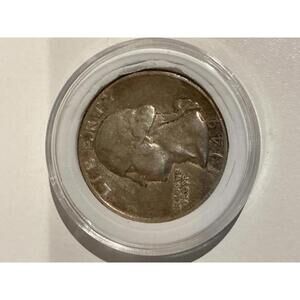 1949-D Washington Quarter – 90% Silver Circulated Condition – Denver Mint G/VG 2